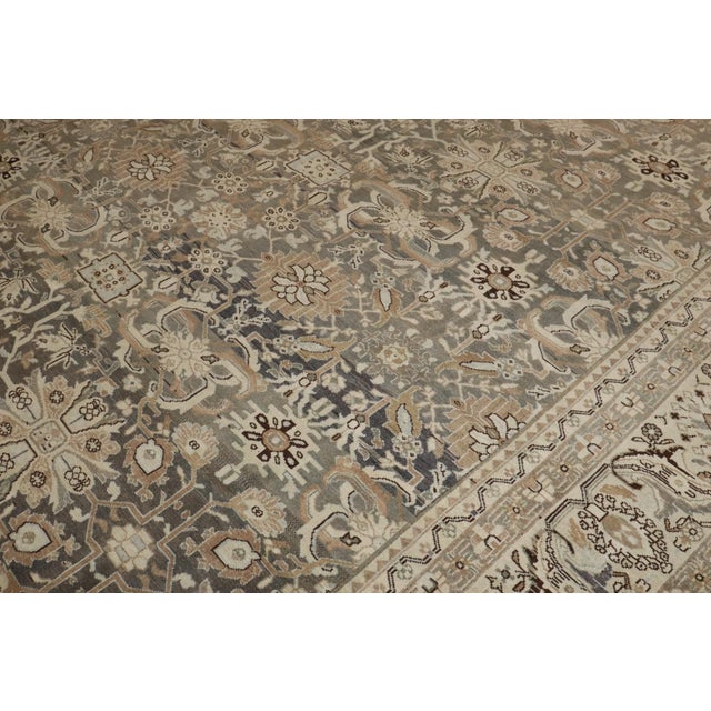 Gray Persian Malayer Rug rug no.j3945 For Sale - Image 4 of 10