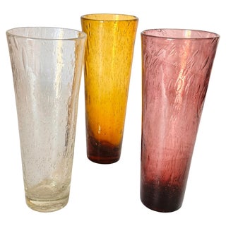 Cocktail Glasses from Biot, 1970, Set of 3 For Sale