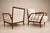 Mid-Century Brazilian Armchairs by Rino Levi, Hardwood & Bouclé, 1960s For Sale - Image 13 of 18