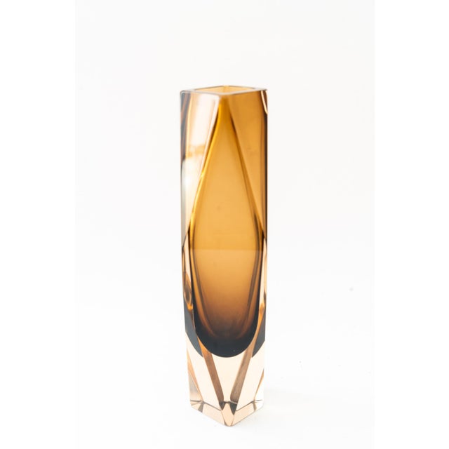 Murano- Sommerso- glass vase vienna around 1960s Original condition I have official proof of authenticity such as vintage...