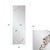 Wood Adelard Mirror in Antique Silver For Sale - Image 7 of 10