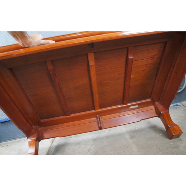 Chinese Chinoiserie Rosewood Low Kang Coffee Tea Table Hong Kong For Sale - Image 11 of 12