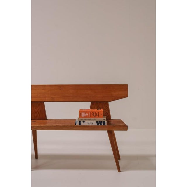 Pine Bench by Jacob Kielland Brandt for I. Christiansen, Denmark, 1960s For Sale - Image 10 of 14
