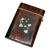 Inlaid Faux Tortoiseshell and Mother-of-Pearl Card Case With Floral Motif For Sale