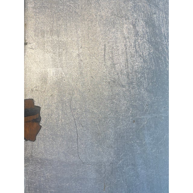 Pair of Hollywood Regency Jansen Louis XVI Style Silvered Chest of Drawers For Sale - Image 13 of 15