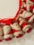Two Dozen Red Santa’s Holiday Figurine Ornaments For Sale - Image 4 of 5