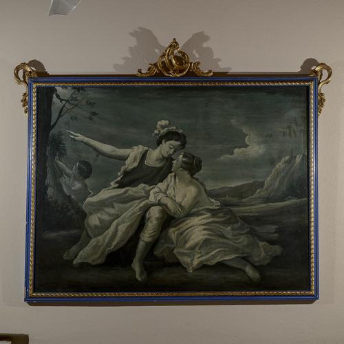Gallant Scene, Oil on Canvas, Framed For Sale - Image 9 of 9