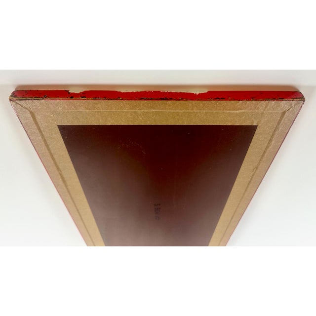 Art Deco Style Advertising Mirror, 1950s For Sale - Image 13 of 15