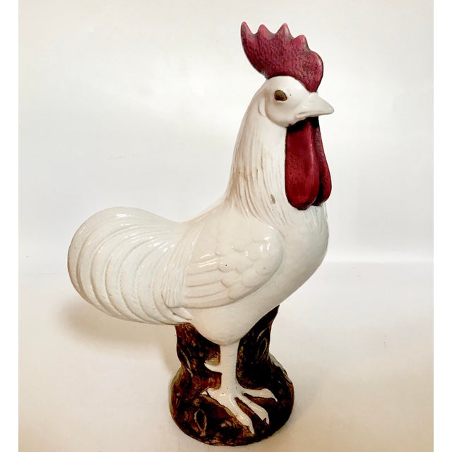1935-1955 Ugo Zaccagnini Modernist Rooster Figure, Signed For Sale - Image 11 of 11