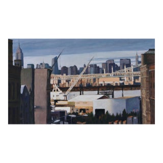 Passing View Contemporary Oil Painting For Sale