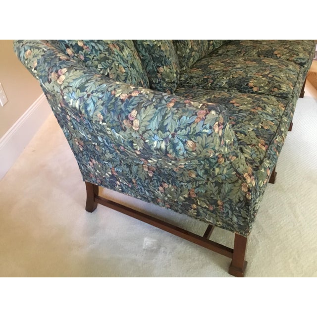 1990s Hickory Chair Custom James River Plantation Collection Traditional Chippendale Camelback Tapestry Sofa For Sale In Philadelphia - Image 6 of 8