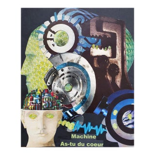 Elisa Casbas, Machine As Tu Du Coeur, 2018, Paper For Sale