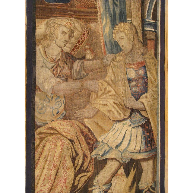 17th Century Brussels Old Testament Biblical Tapestry For Sale - Image 4 of 5