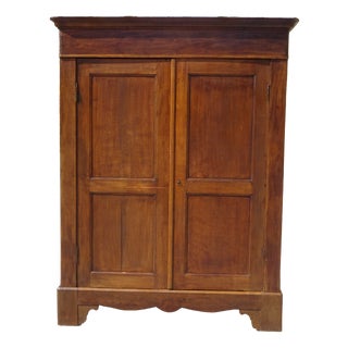 Large Parisian Oak Wardrobe For Sale