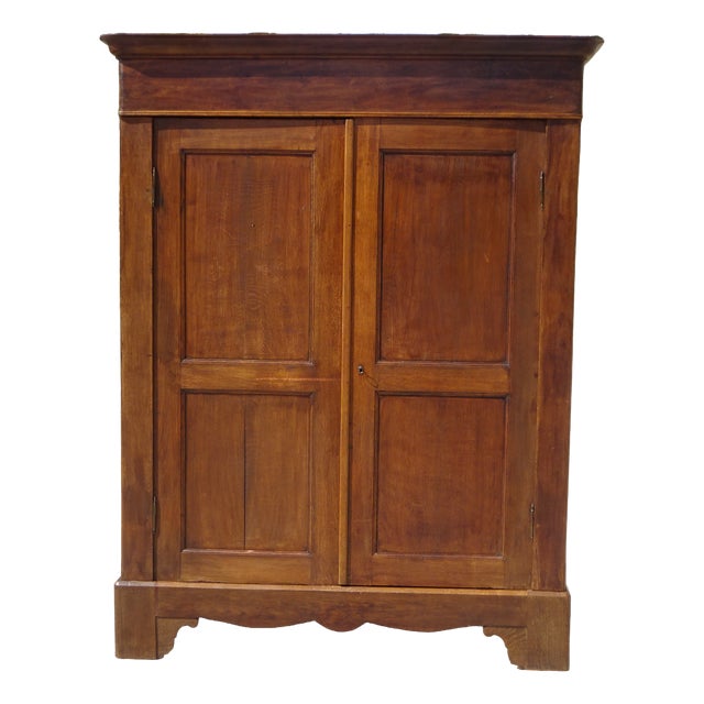 Large Parisian Oak Wardrobe For Sale