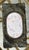 Late 20th-Century Art Nouveau-Inspired Bronze-Tone Filigree Easel Back Picture Frame For Sale - Image 10 of 18