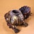 Mid 20th Century Gilt Bronze Pixiu Incense Burner – High Relief Mythical Beast Censer For Sale - Image 5 of 7