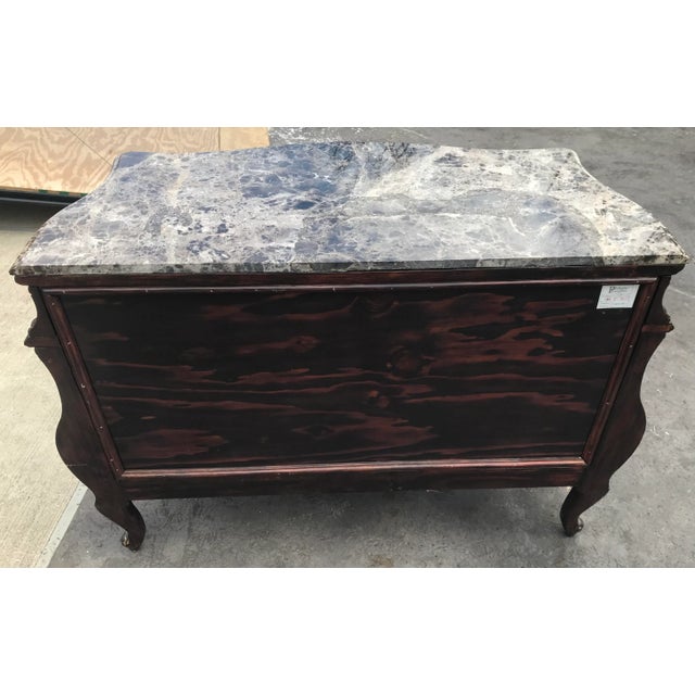 Philippe Langdon Marble Top Bombay Chest Chairish