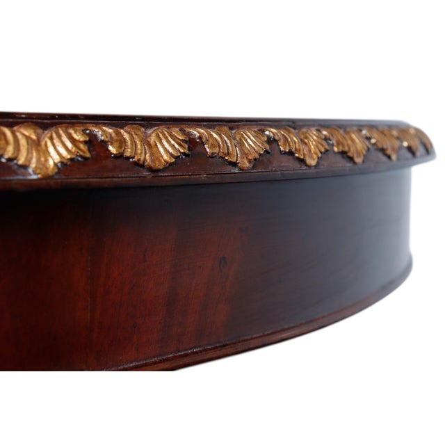 1990s 1990s Spyrograph Parquetry Gilded Center Table by Scarborough House For Sale - Image 5 of 9