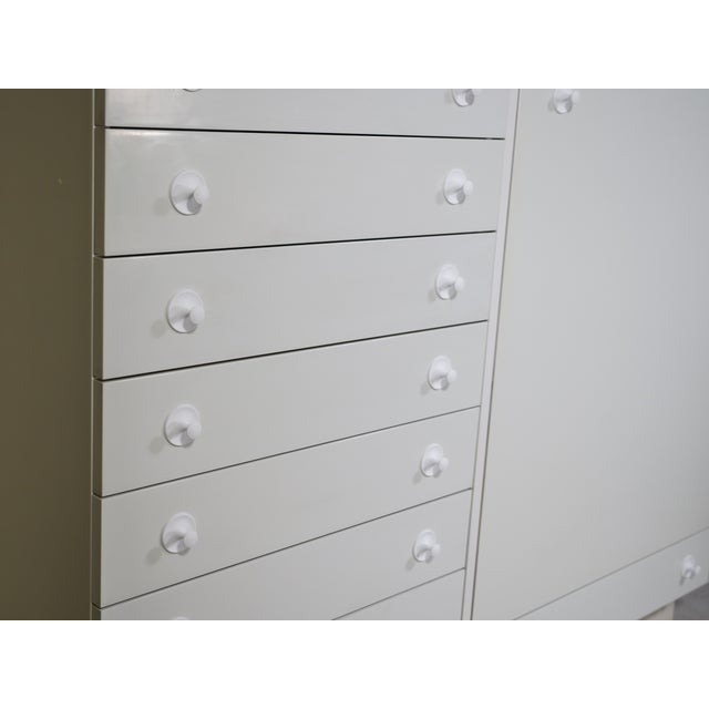 Postmodern Wooden Highboard Cabinet with Fold-Out Desk from Interlübke, 1970s-1980s For Sale - Image 4 of 18