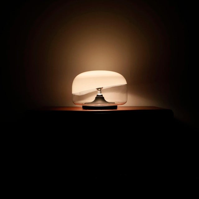 Roberto Pamio 1970s Mid-Century Modern Vetri Large Medusa Table Lamp by Roberto Pamio For Sale - Image 4 of 6