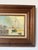 1960s Vintage Coastal Harbor & Lighthouse Oil Painting on Plywood – Framed For Sale In Miami - Image 6 of 13