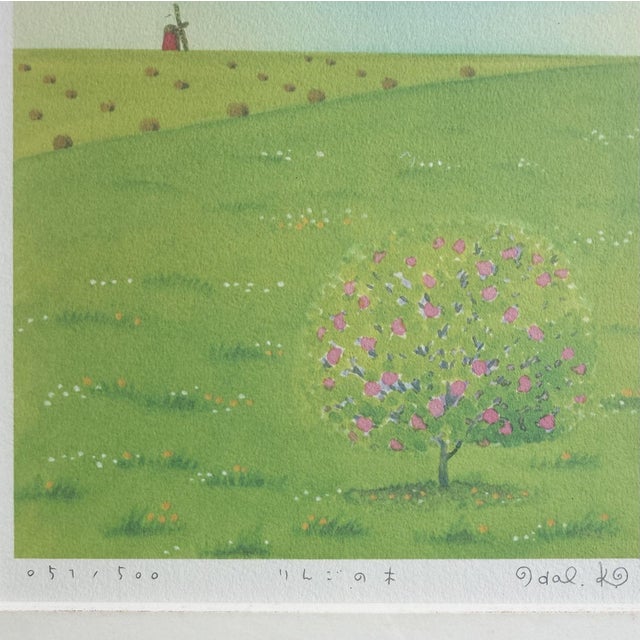 Harumi Kurinoki, Apple Tree, 2000s, Giclée Print, Framed For Sale - Image 6 of 11