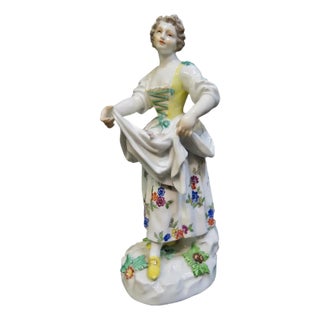 Vintage 19th Century Meissen Figurine For Sale