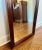 Lane Furniture Vintage 1980’s Lane Furniture Mahogany Wood Tall Mirror For Sale - Image 4 of 6
