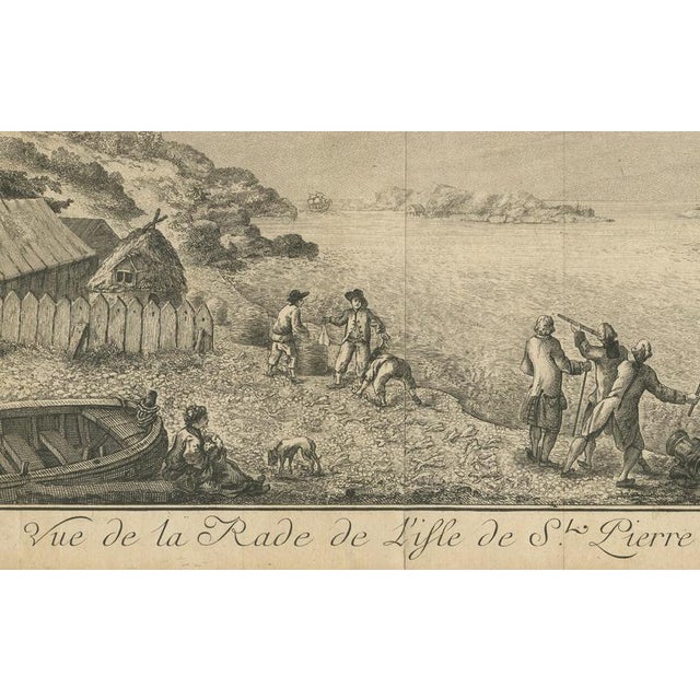 View of the Harbor of St Pierre, 1800s, Paper For Sale - Image 5 of 10