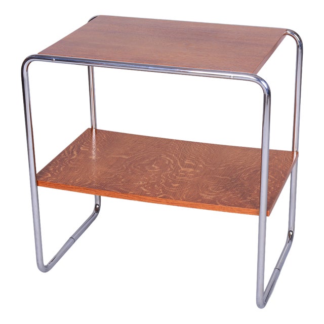 Bauhaus Side Table by Marcel Breuer for Mücke-Melder, Czech Republic, 1930s For Sale