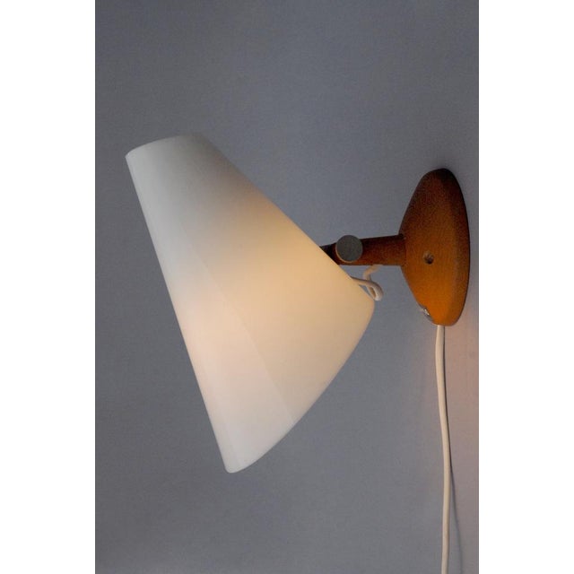 1960s Model 713 Wall Lamp by Uno & Östen Kristiansson for Luxus Vittsjö, Sweden, 1960s For Sale - Image 5 of 12