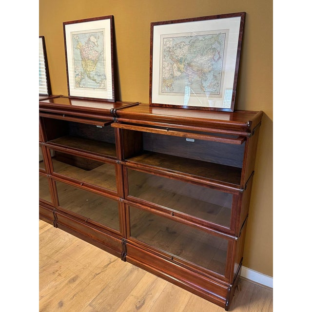 Modular Bookcase from Globe Wernicke, 1890s, Set of 9 For Sale - Image 6 of 14