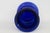 Mid 20th Century Indiana Glass Cobalt Blue Vase Double Stacked Beehive Design Made in Usa 4877b For Sale - Image 5 of 10