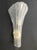 Italian wall light with a Murano glass shield hand blown in Graniglia technique to produce granular textured / Made in...