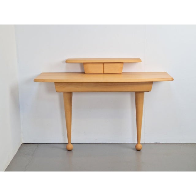 Wood Italian Modern Hall Side Table by Oscar Tusquets Blanca, Italy, 1990s For Sale - Image 7 of 15