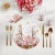 Let the whimsy of the sea wander gracefully into your table with our Coral Reef Vegan Leather Round Pebble Placemat....