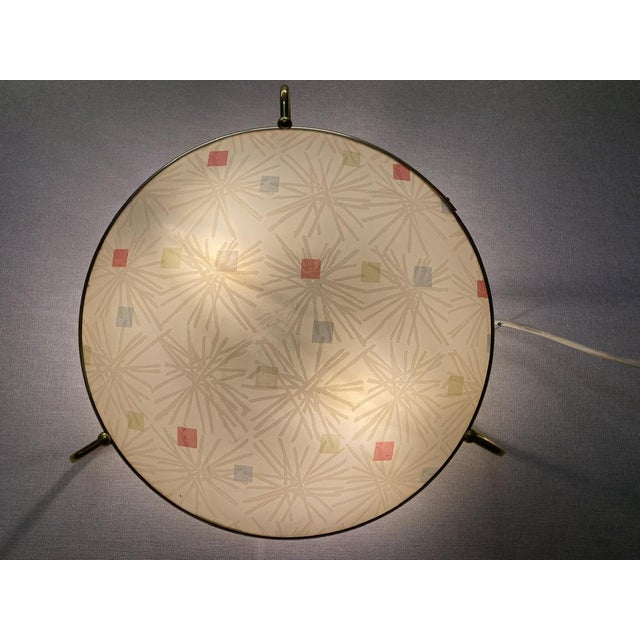 Mid-Century Ceiling Lamp with Graphic Pattern from Erco, 1950s For Sale - Image 12 of 18