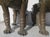 Late 18th Century Antique 18th-19th Century Nepali Bronze Temple Lions - A Pair of 2 For Sale - Image 5 of 16