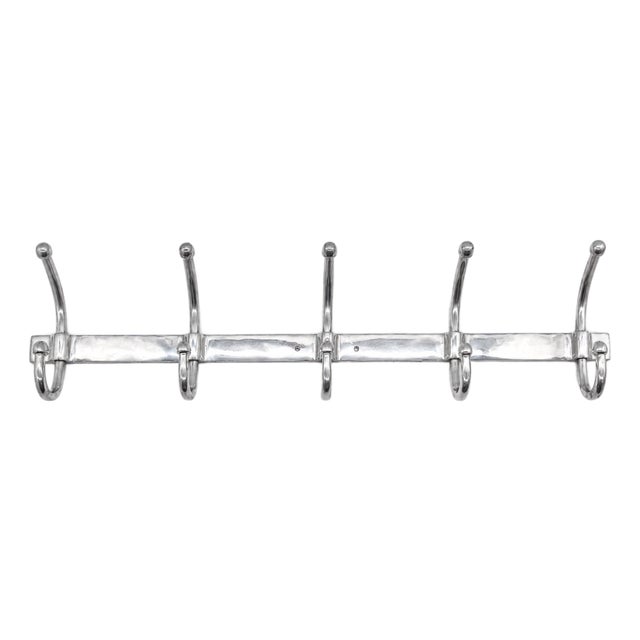 Modernist Aluminum Wall Hook, 1970s For Sale