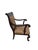 Antique French Carved Empire Lounge Chair Armchair Mahogany Parlor For Sale - Image 10 of 17