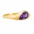 Pear Amethyst East-West Ring, Size 7.5 For Sale - Image 4 of 9