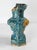 We are selling this pretty Chinese Ming style Fahua glazed vase. This vase has molded pottery form with swirling dragon...