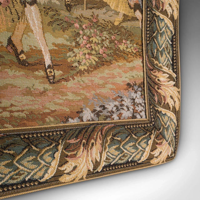 1970s Vintage Needlepoint Wall Tapestry For Sale - Image 9 of 11