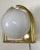 Bauhaus Brass & Opaline Wall Lamp, 1930s For Sale - Image 17 of 18
