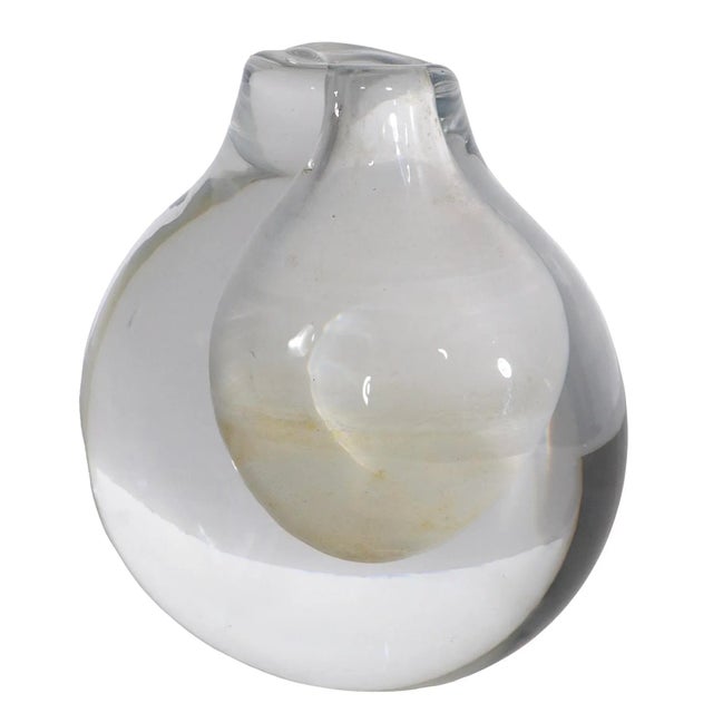 Mid-Century Modern Mid Century Art Glass Vase Att. To Goran Warff for Kosta For Sale - Image 3 of 6