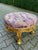 1990s French Louis XVI Gold Beech Purple Bench - 1 Pc For Sale - Image 10 of 10