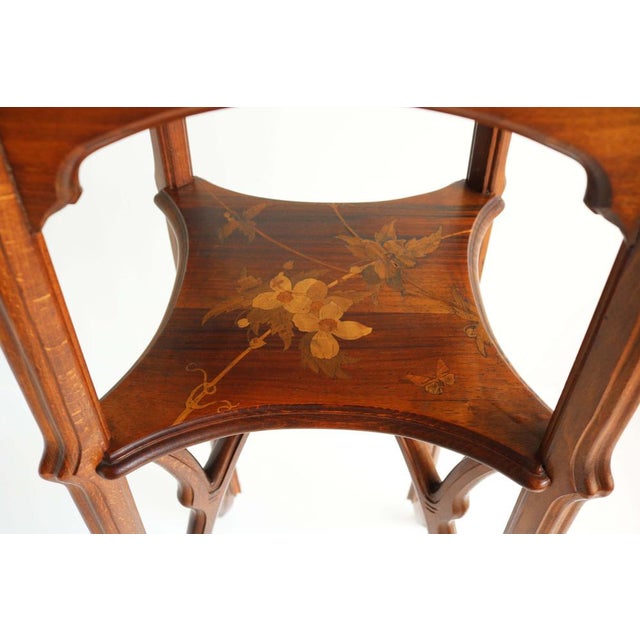 Art Nouveau Pedestal by Emile Gallé, 1900s For Sale - Image 6 of 18