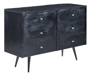 Paul McCobb for Planner Group Mid Century Ebonized 6 Drawer Dresser