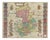 Antique Map of Cambridgeshire & Cambridge from Joan Blaeu, 1645 For Sale
